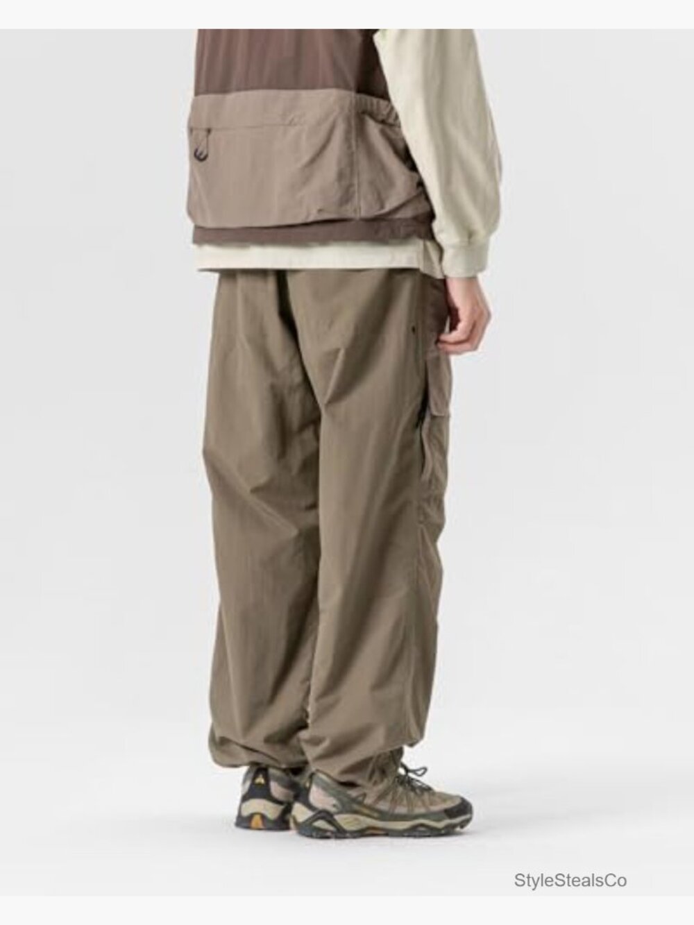 Paratrooper Cargo Pants – Lightweight Quick Dry Joggers with Fleece Lined - Picture 2 of 7